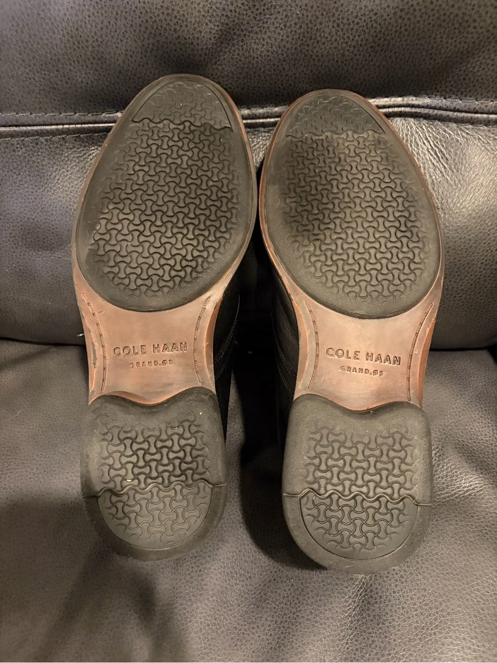 Cole Haan Black Leather Chukka Boots